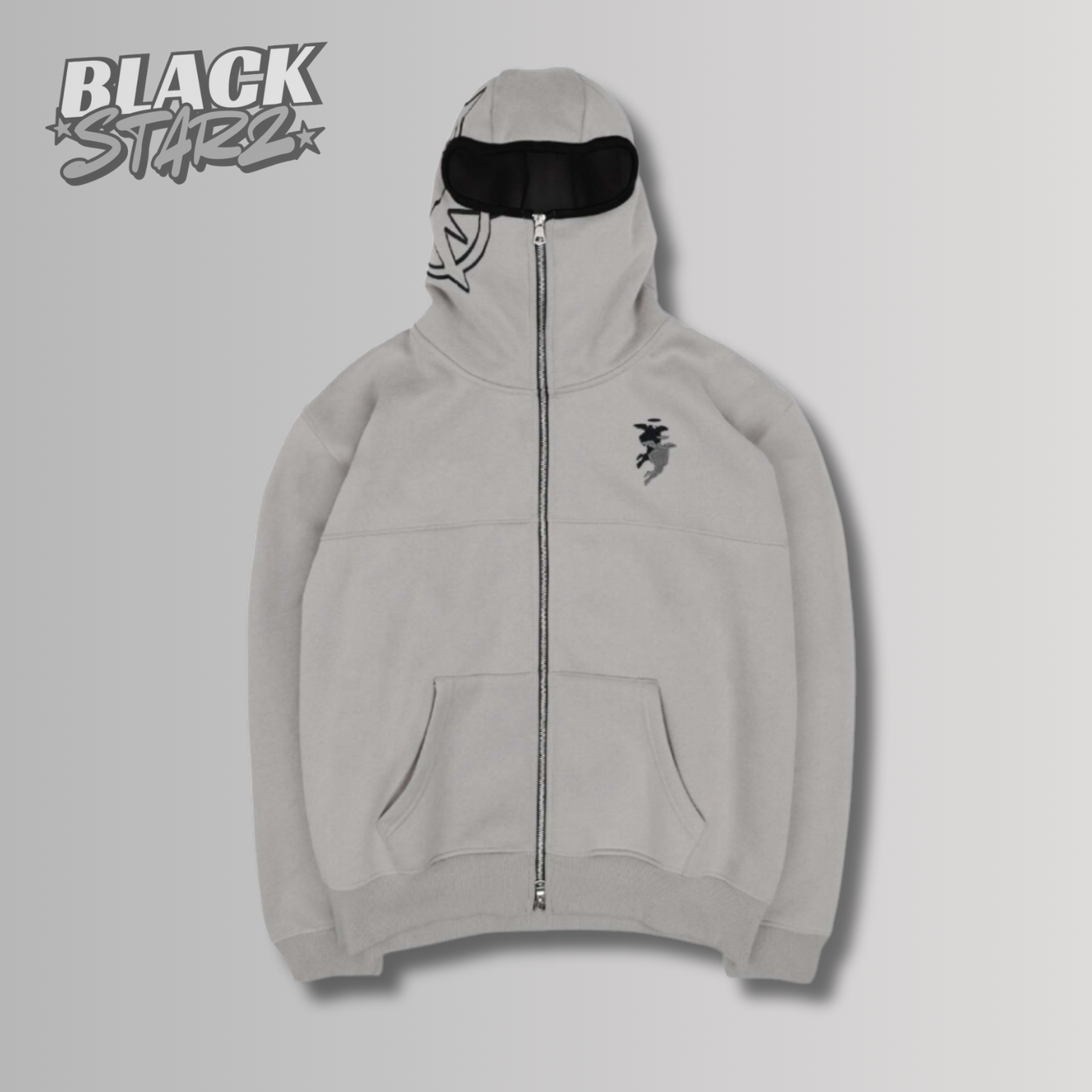 BLACKSTARZ™ | HOODIE CAGOULÉ BRODÉ