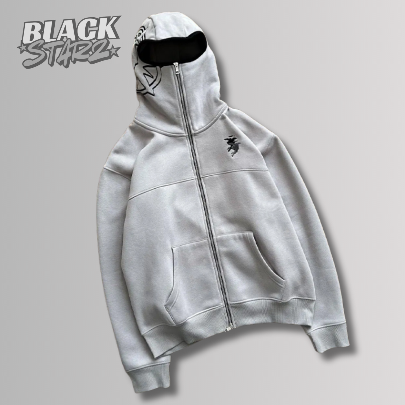 BLACKSTARZ™ | HOODIE CAGOULÉ BRODÉ