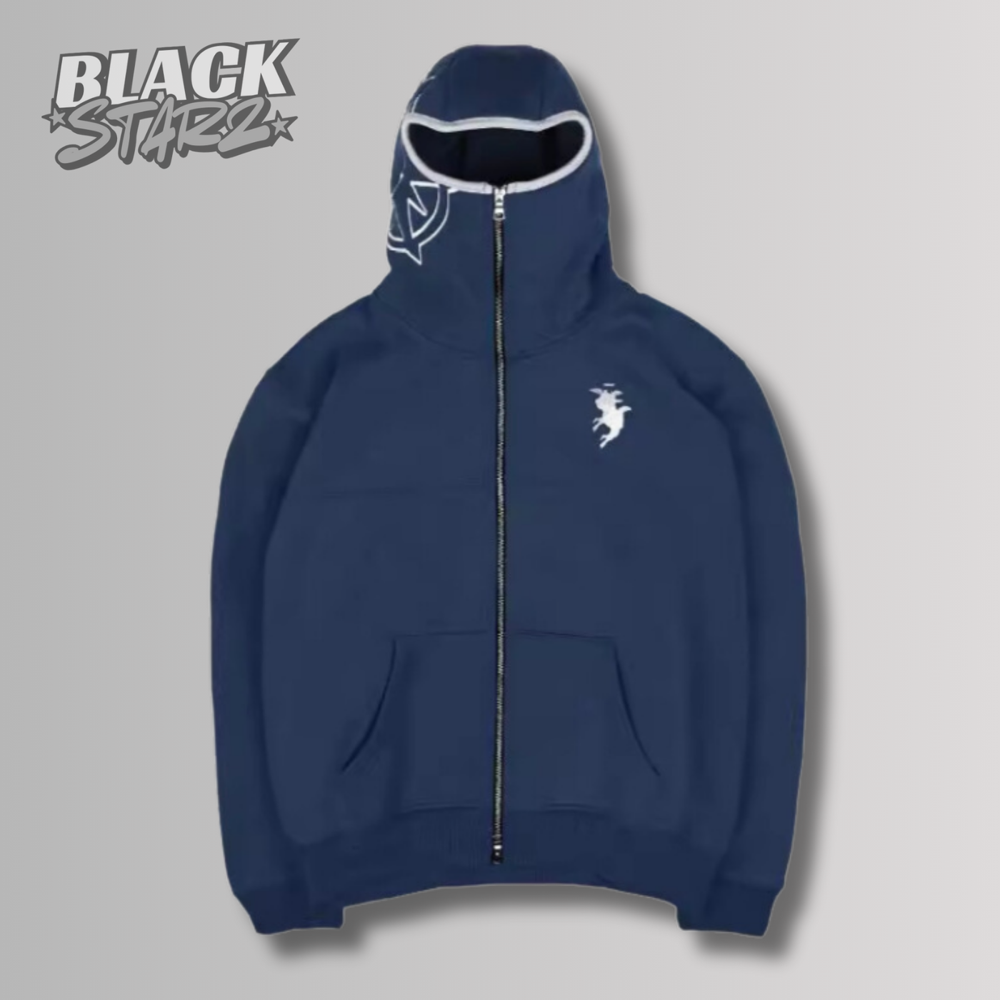 BLACKSTARZ™ | HOODIE CAGOULÉ BRODÉ