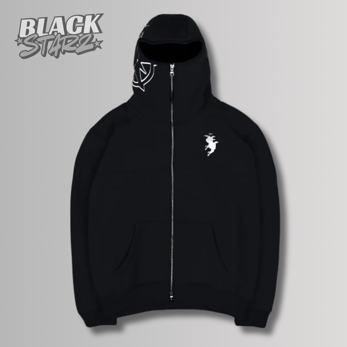 BLACKSTARZ™ | HOODIE CAGOULÉ BRODÉ