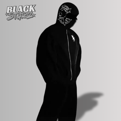 BLACKSTARZ™ | HOODIE CAGOULÉ BRODÉ