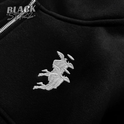 BLACKSTARZ™ | HOODIE CAGOULÉ BRODÉ