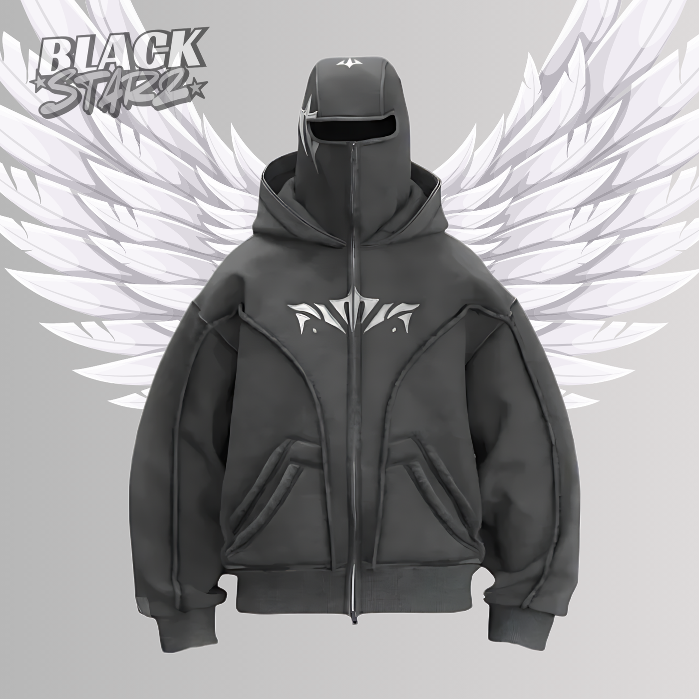 BLACKSTARZ™ | HOODIE PHANTOME CAGOULÉ